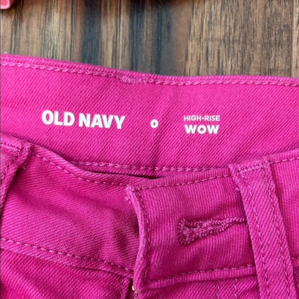 Old Navy Women's Shorts Bundle- Coral, Olive, Fuchsia - Picture 2 of 5